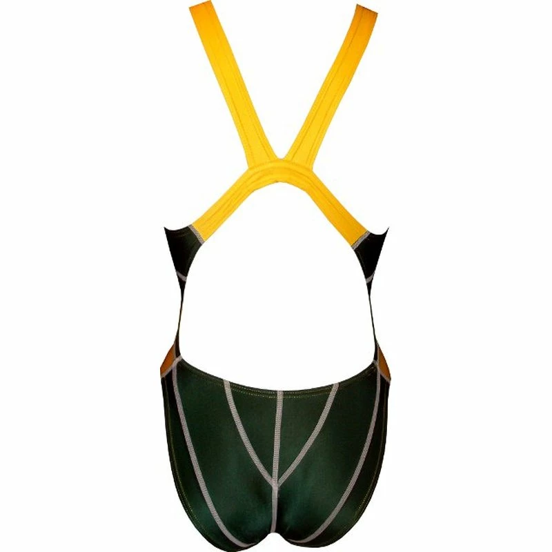 YINGFA Wettkampfanzug Speedsuit Grün/gelb 5 YINGFA Wettkampfanzug Speedsuit Grün/gelb – Bild 3