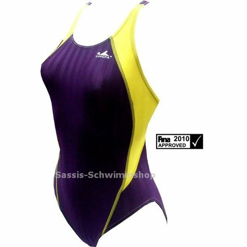 YINGFA Wettkampfanzug Speedsuit Lila/gelb 3 YINGFA Wettkampfanzug Speedsuit Lila/gelb