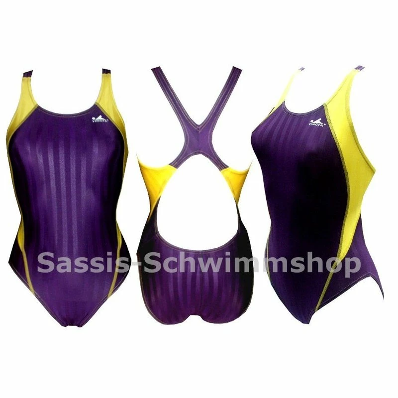 YINGFA Wettkampfanzug Speedsuit Lila/gelb 4 YINGFA Wettkampfanzug Speedsuit Lila/gelb – Bild 2