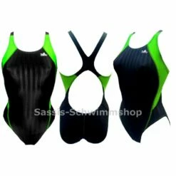 YINGFA Wettkampfanzug Speedsuit Schwarz/grün -ALL4SWIM Verkäufe YINGFA Wettkampfanzug Speedsuit schwarzgruen 298 02